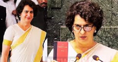 Congress leader Priyanka Gandhi Vadra took oath as Lok Sabha member, reached Parliament in traditional Kerala saree