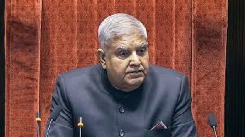 Amidst the uproar in Rajya Sabha, Chairman Jagdeep Dhankhar appealed to the MPs to participate in the work of the House
